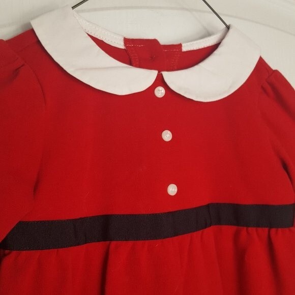 Gymboree Red Santa Holiday Christmas Dress - Picture 4 of 6